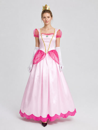 Pink Princess Dress for Halloween, S-XXL