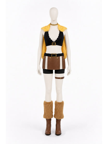Nami Cosplay Costume with Cropped Top and Skirt