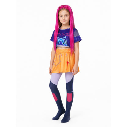 Mira Halloween Costume with Wig and Skirt Costume Wigs detail