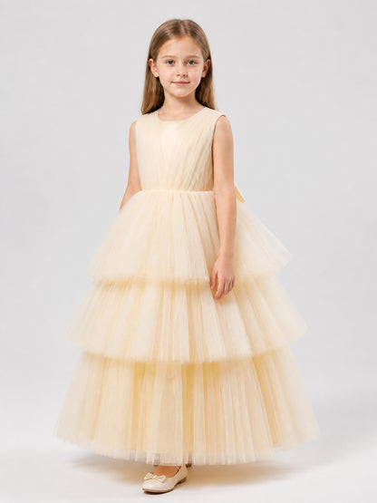 Full Tulle Princess Dress for Performances