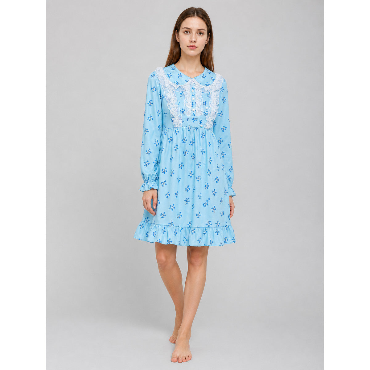Peter Pan Collar Blouse with Lace for Cosplay lifestyle