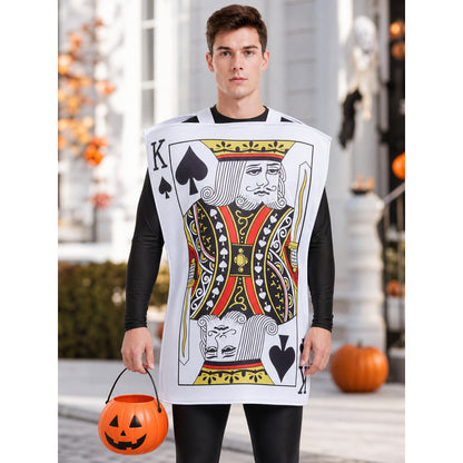 King of Spades tunic costume for a themed party lifestyle