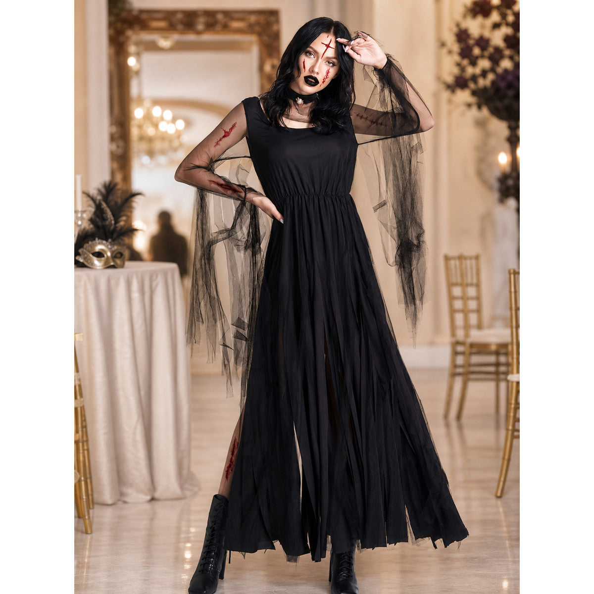 Vampire Costume — Gothic Long Dress