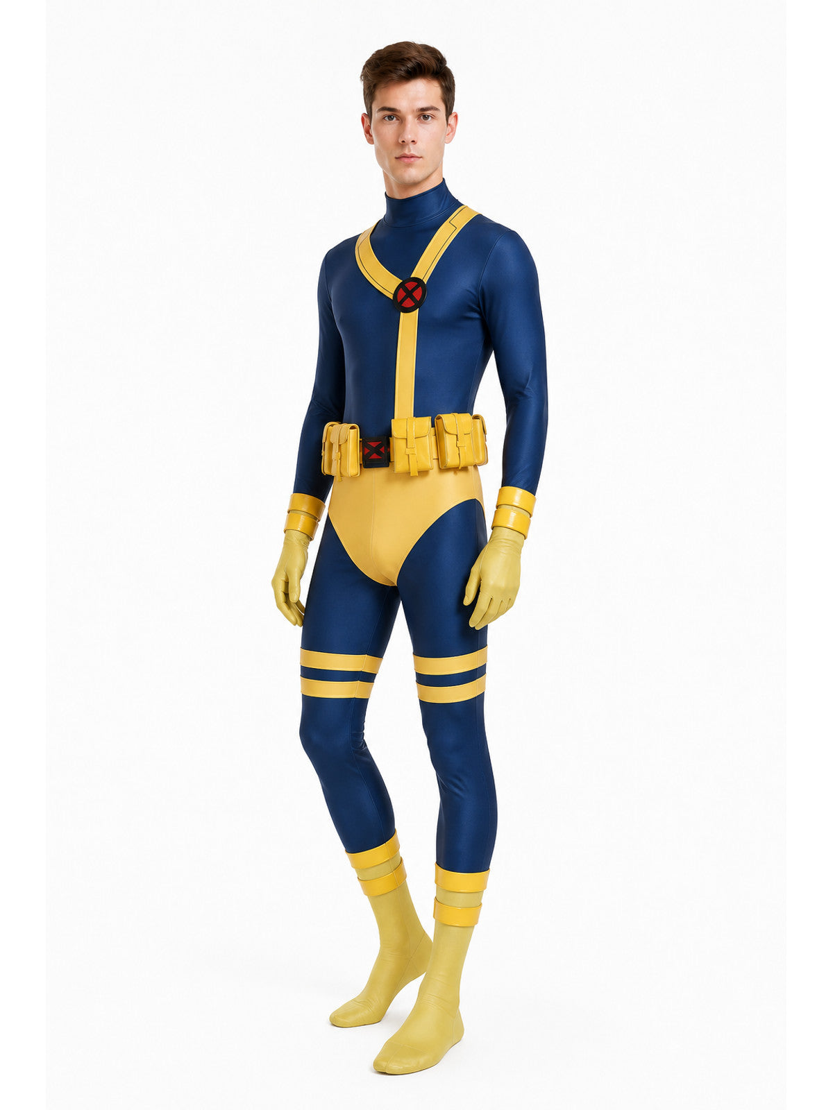 Cyclops X-Men ’97 Cosplay Jumpsuit, 6 Pieces product detail