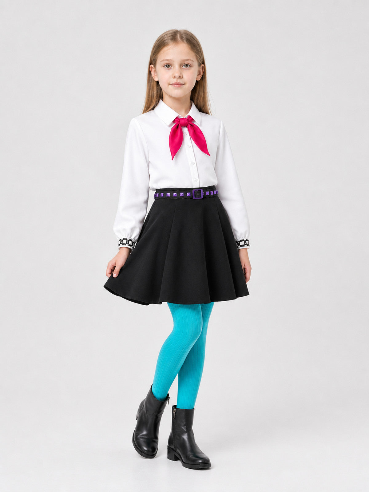 Billy Cosplay Costume, School Style, 4 Pieces Costumes detail