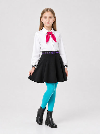 Billy Cosplay Costume, School Style, 4 Pieces Costumes detail