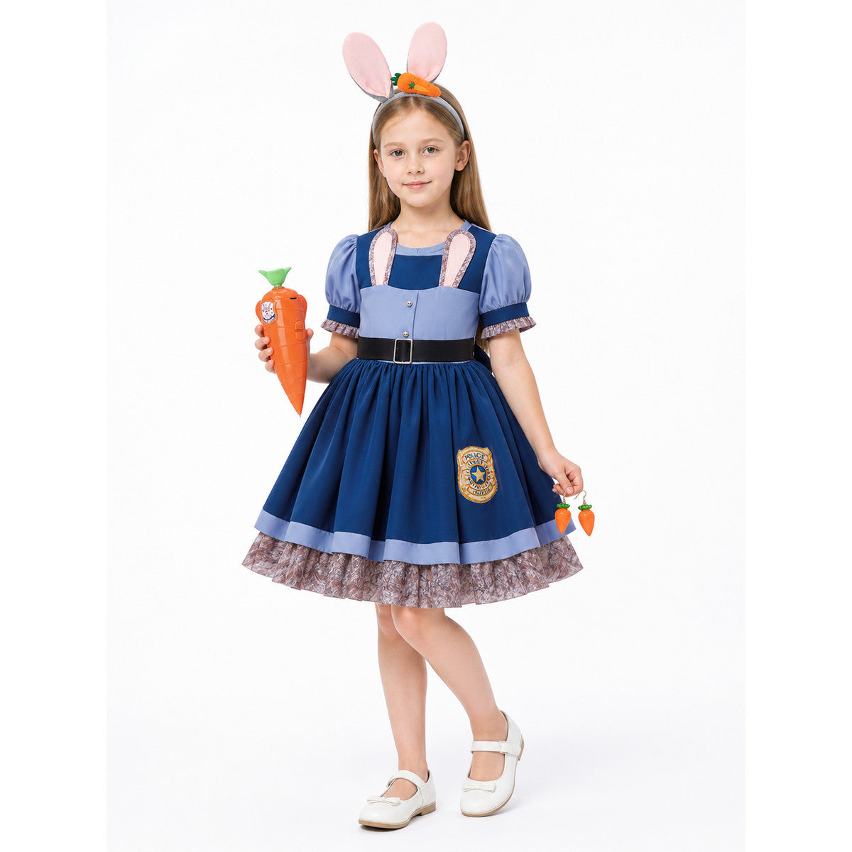 Children's Police Bunny Costume from Zootopia Costumes detail