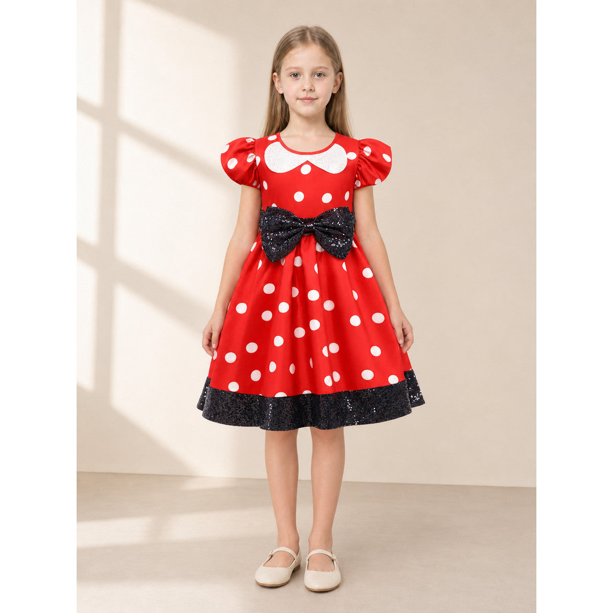 Mouse Costume: Red Polka Dot Dress lifestyle view