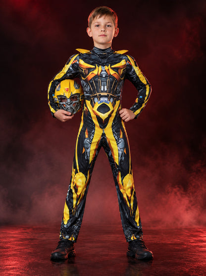 Kids' Robot Carnival Costume, Yellow, with Mask
