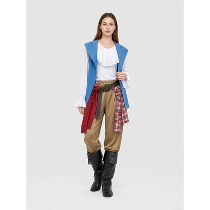 Pirate Costume with Vest, Shirt, and Pants