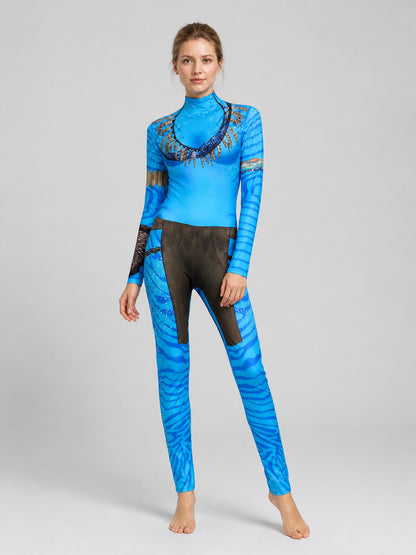 Avatar 3 Blue Cosplay Jumpsuit Costume