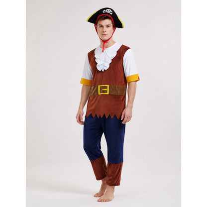 Pirate Costume for Pets with Hat and Belt for Halloween Costume Headwear detail