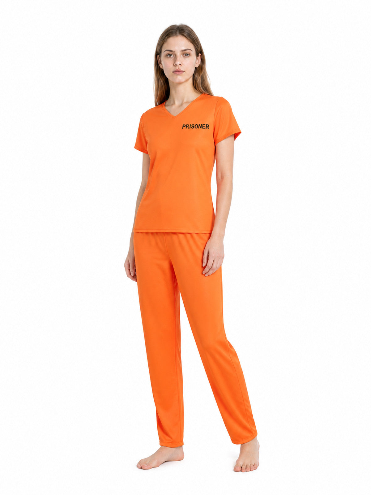 Prison Uniform Costume — T-Shirt and Pants