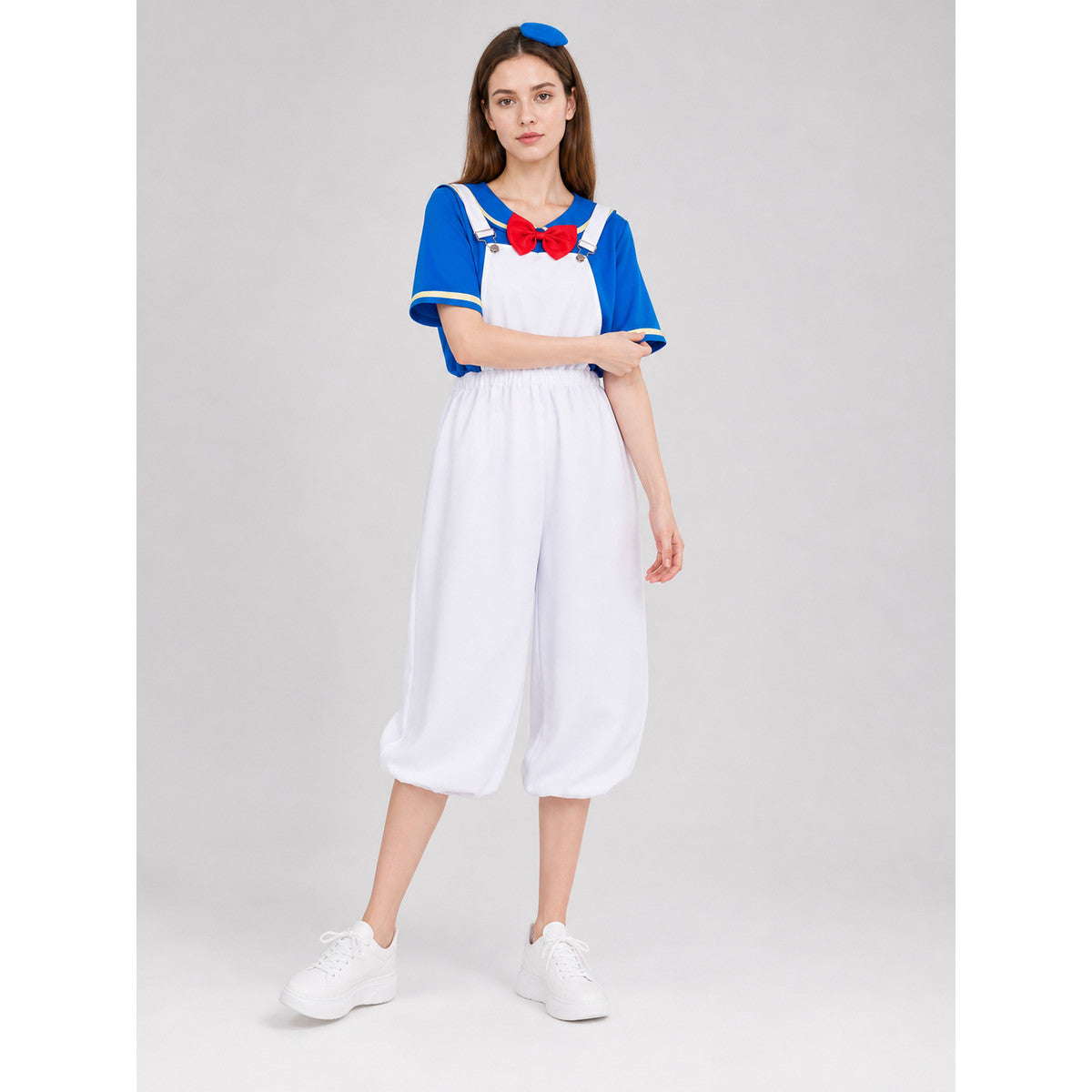 Blue and White Cosplay Costume lifestyle