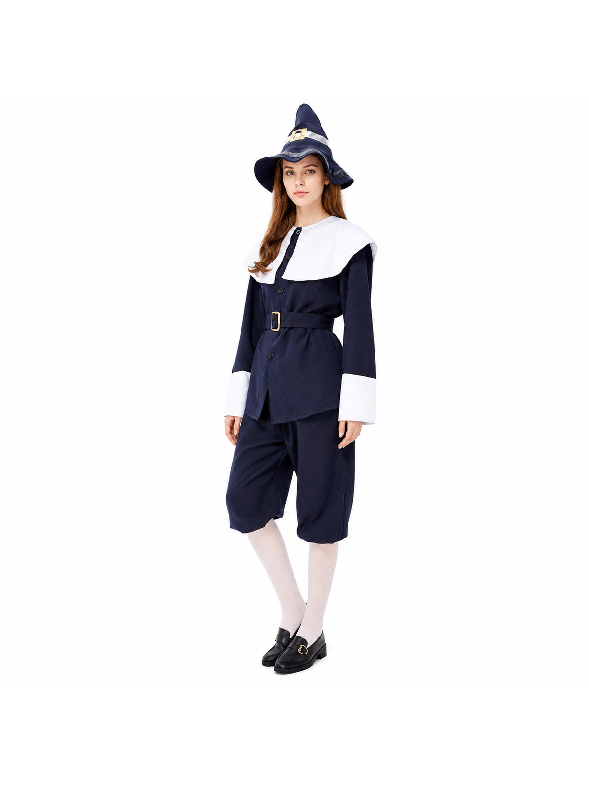 Cosplay Costume with Pointed Hat Costume Headwear detail