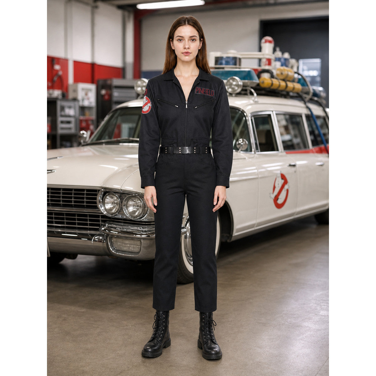 Black Groberson Cosplay Jumpsuit from the Movie lifestyle