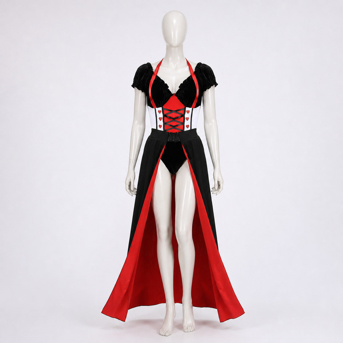 Vampire Costume with Crown, Corset, and Long Skirt Costume Headwear detail