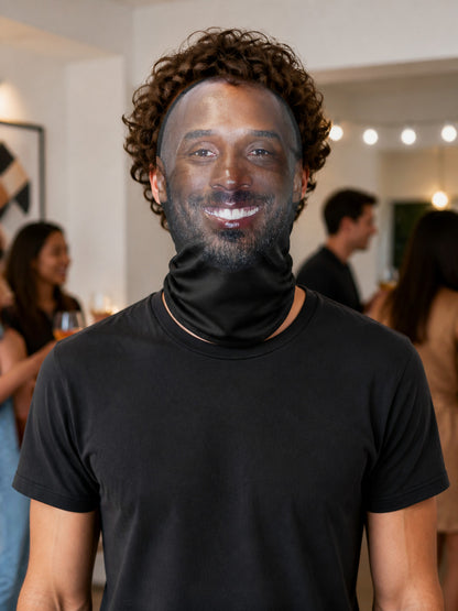 Full-Face Carnival Mask with a Realistic Appearance lifestyle view