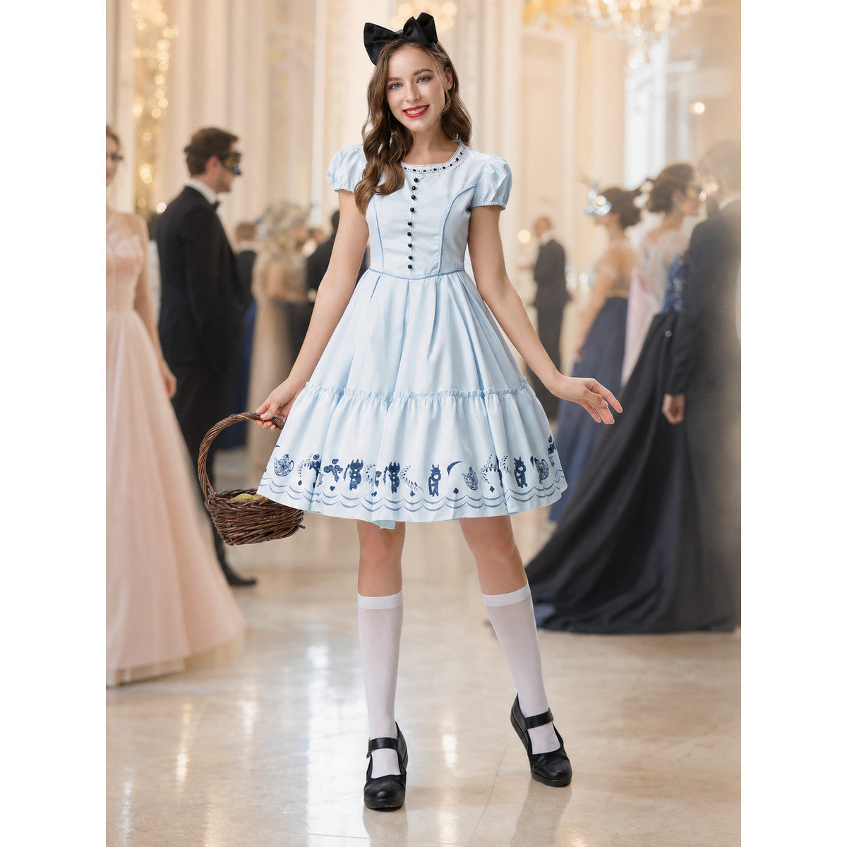 Alice in Wonderland Lace Cosplay Dress