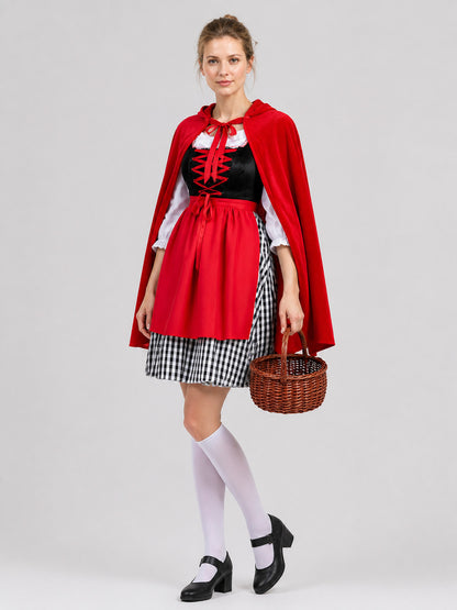 Halloween Red Riding Hood Cosplay Costume Costumes detail
