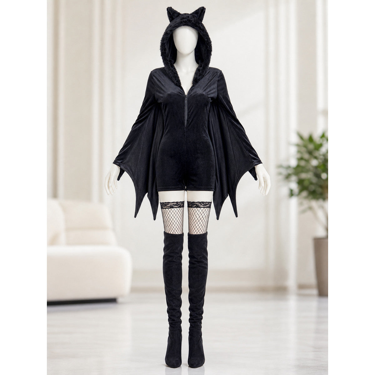 Hooded Bat Costume