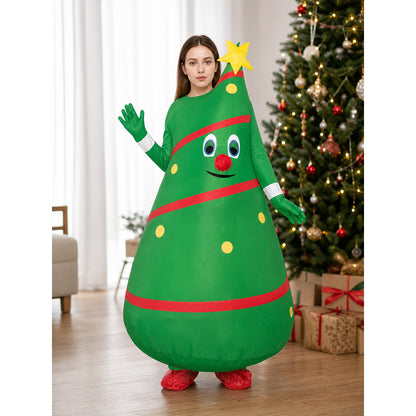 Christmas Tree Ornament with a Smile and a Star lifestyle view