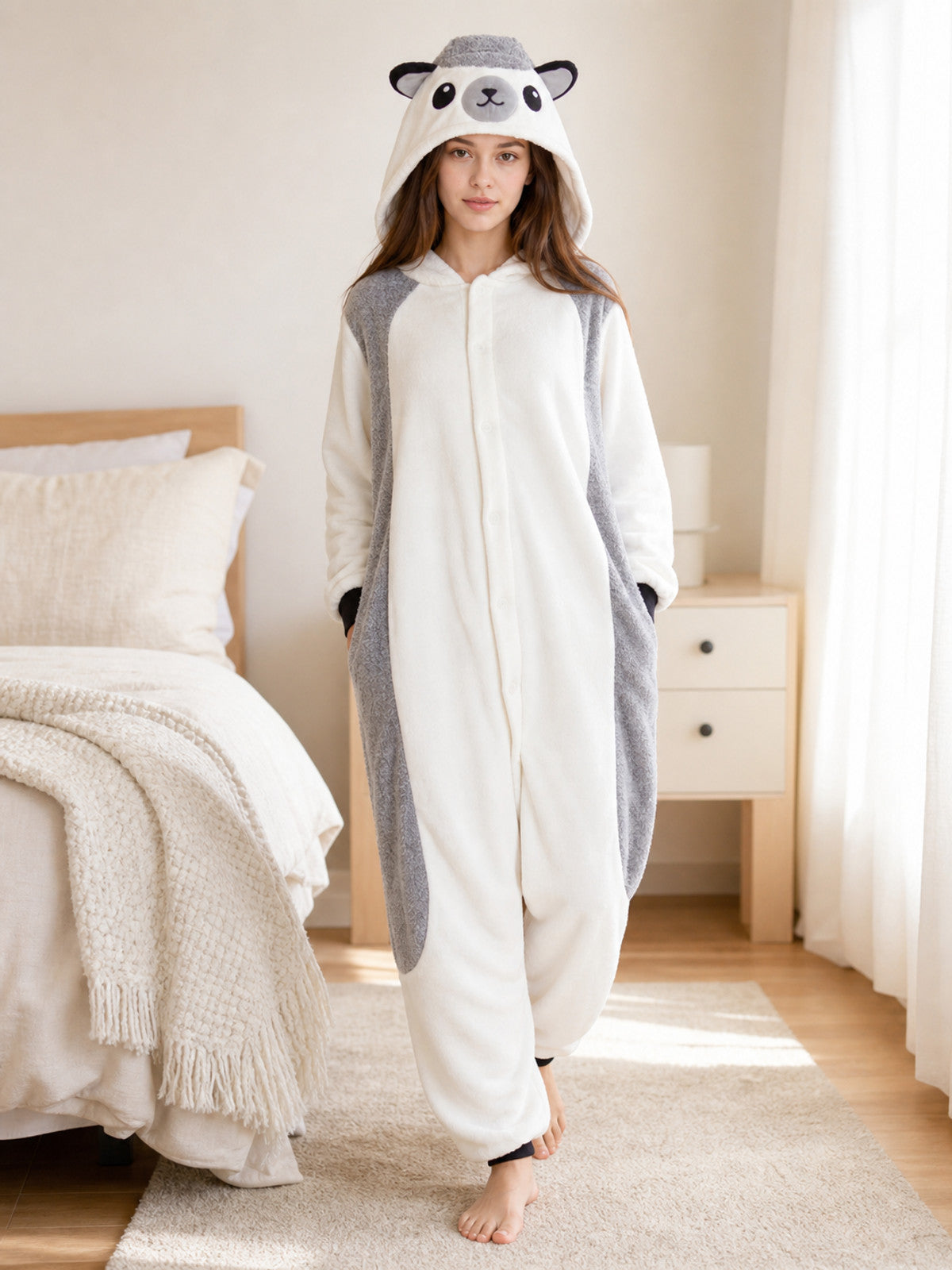 Hooded Kigurumi Pajamas, Party Costume