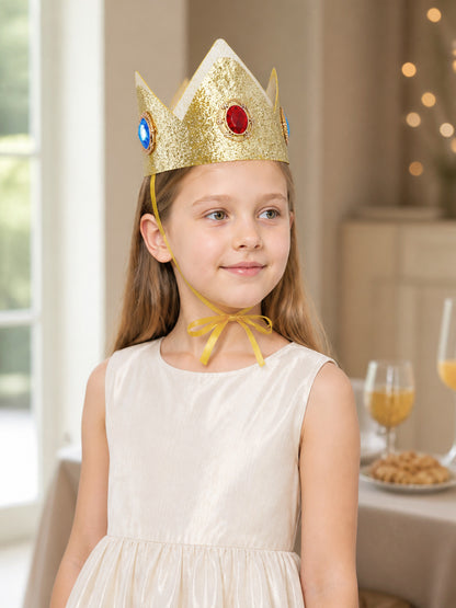 Carnival Crown with Red and Blue Stones lifestyle view
