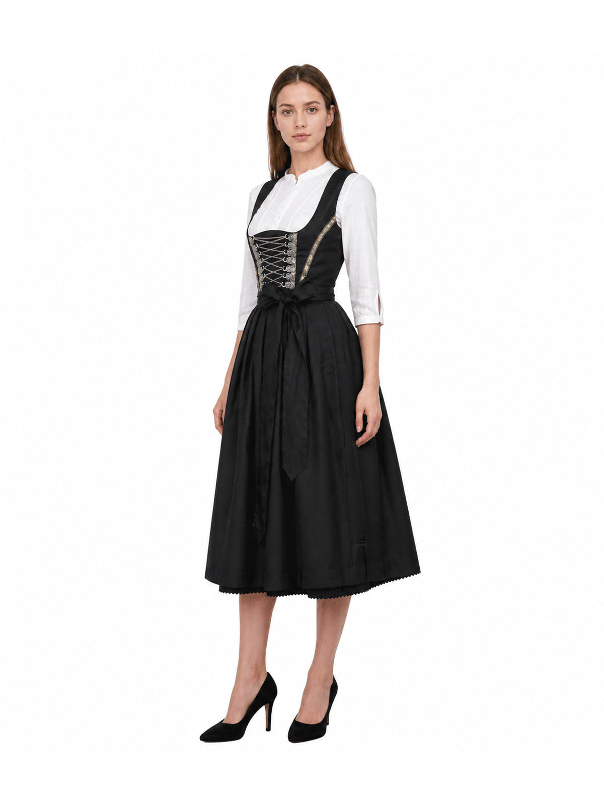 Dirndl Dress with Lacing for Oktoberfest