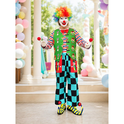 Bright clown costume for performances and parties lifestyle