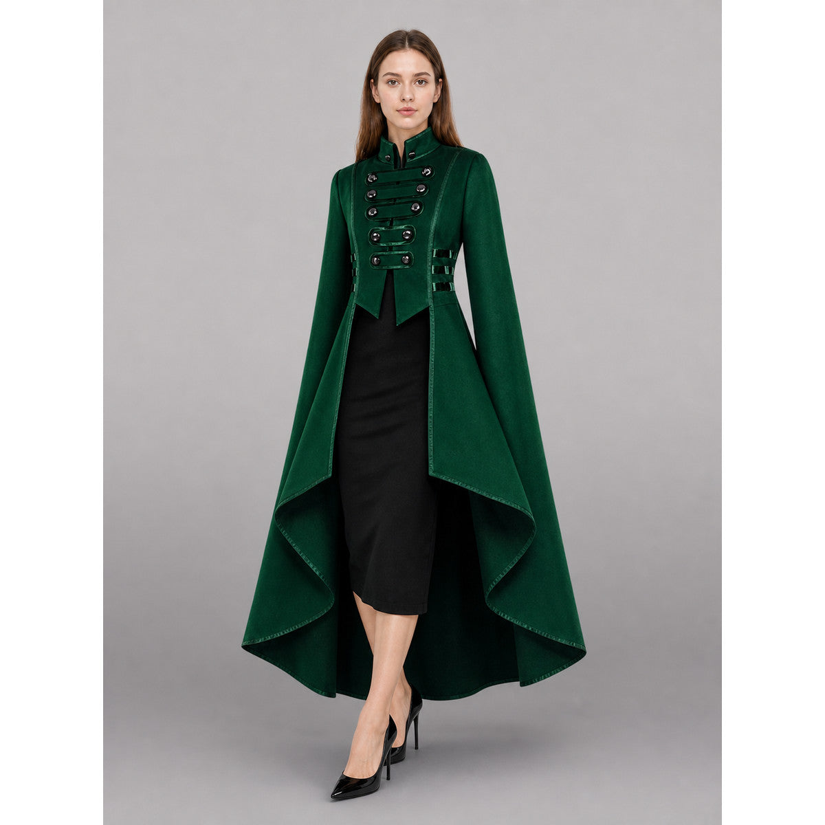 Green Carnival Cloak with Black Inserts occasion guide