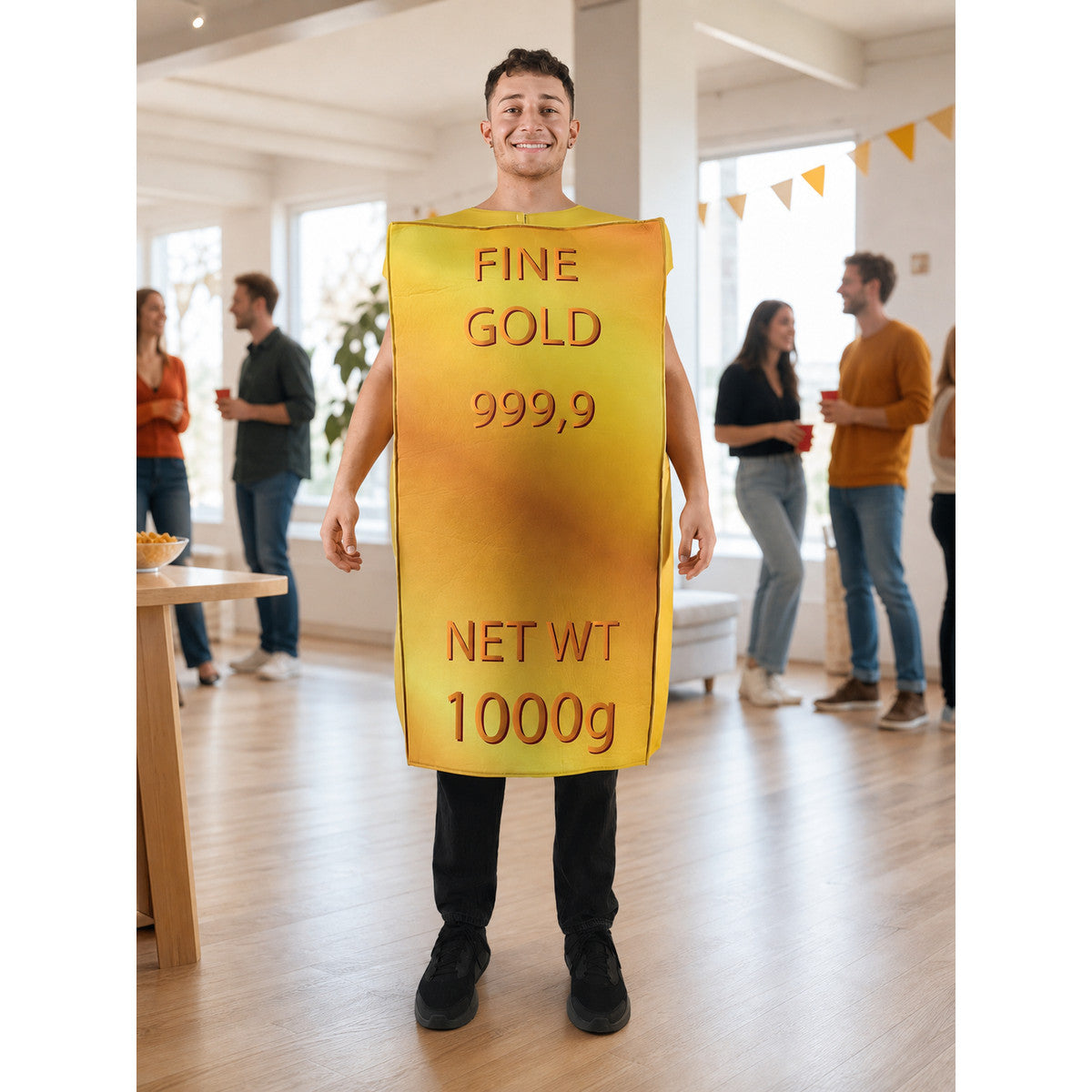 Gold Bar Costume Tunic for Parties lifestyle