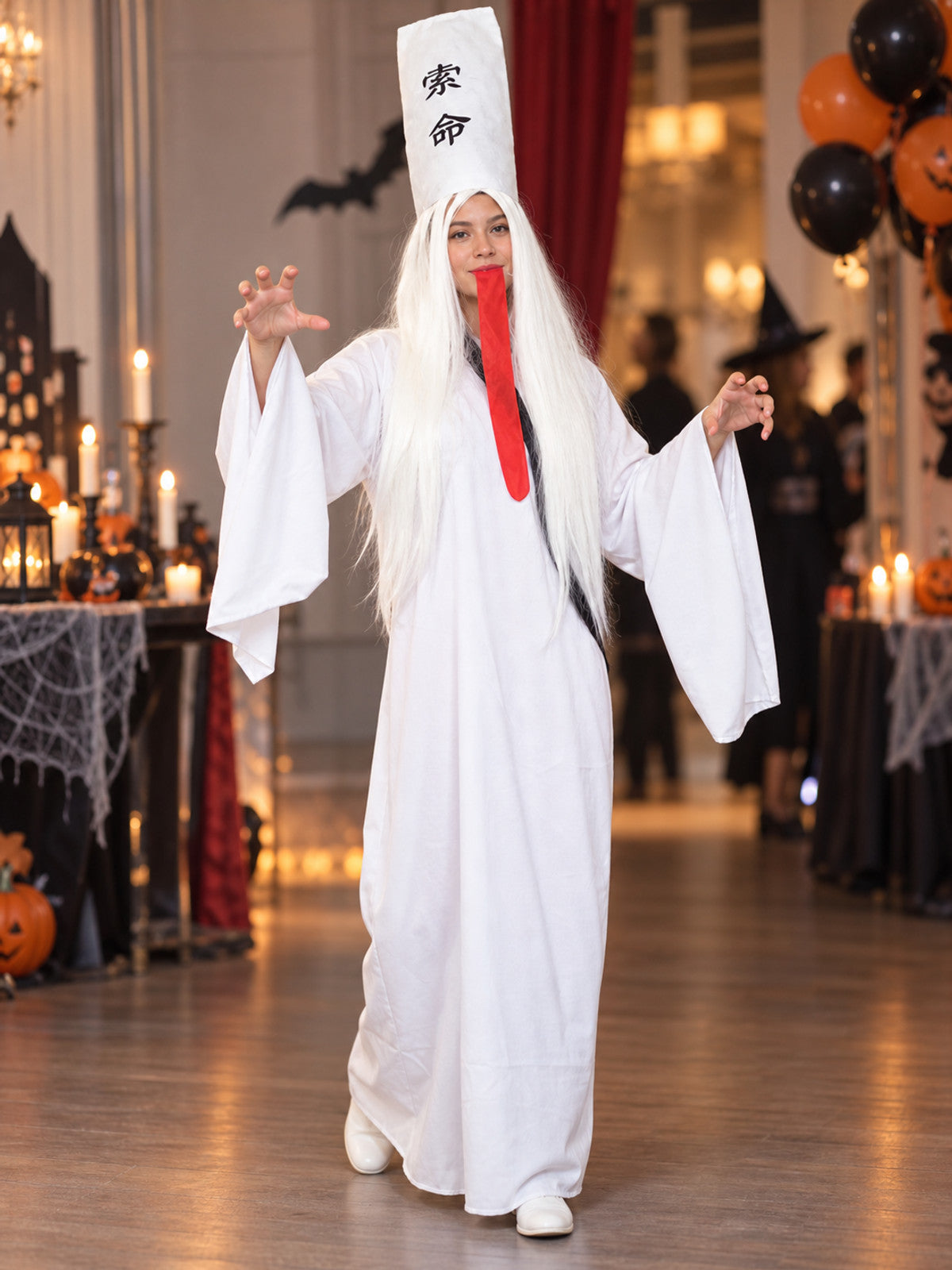 Mystical-Style Carnival Costume with Headpiece