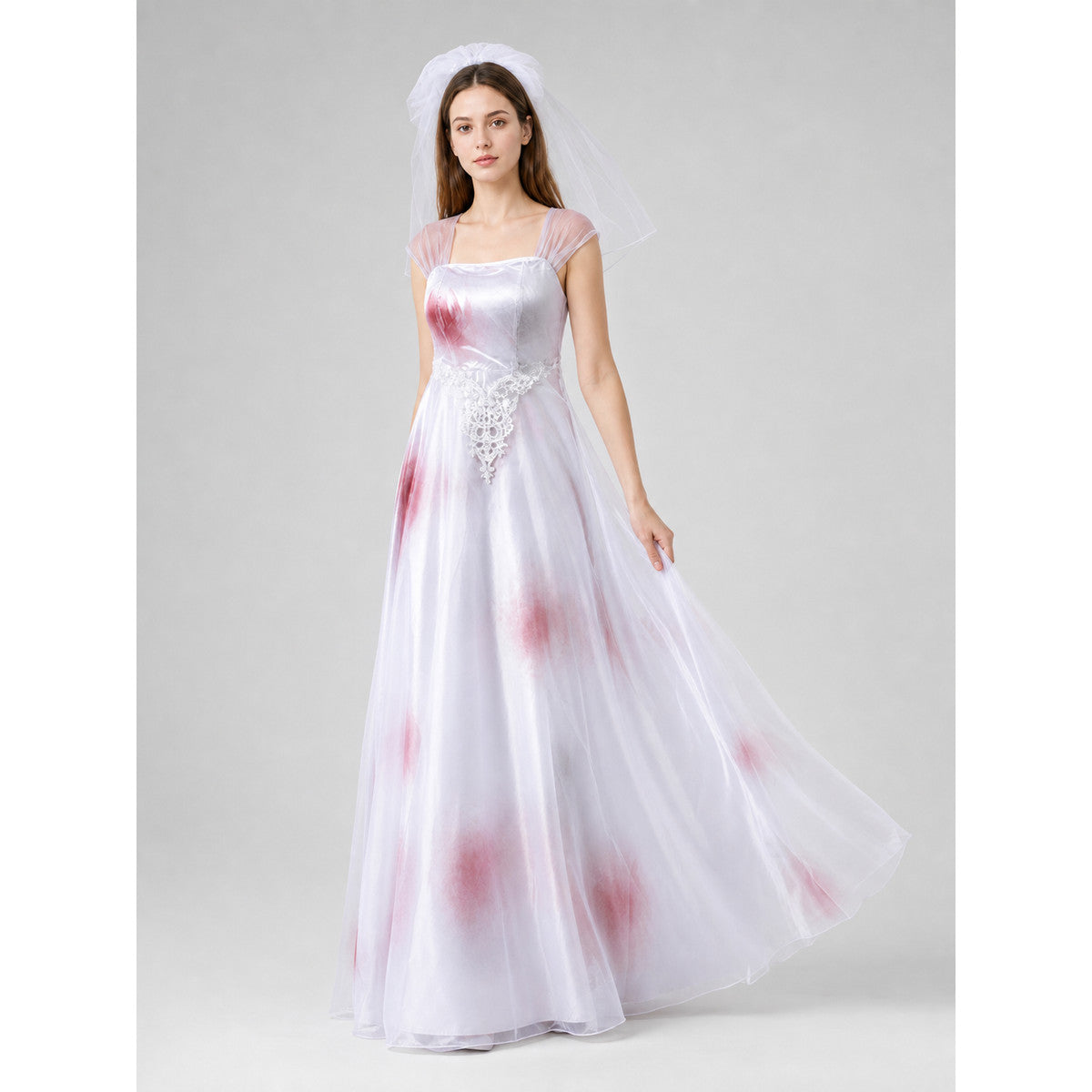 Costume: White Dress with Veil Costume Dresses detail