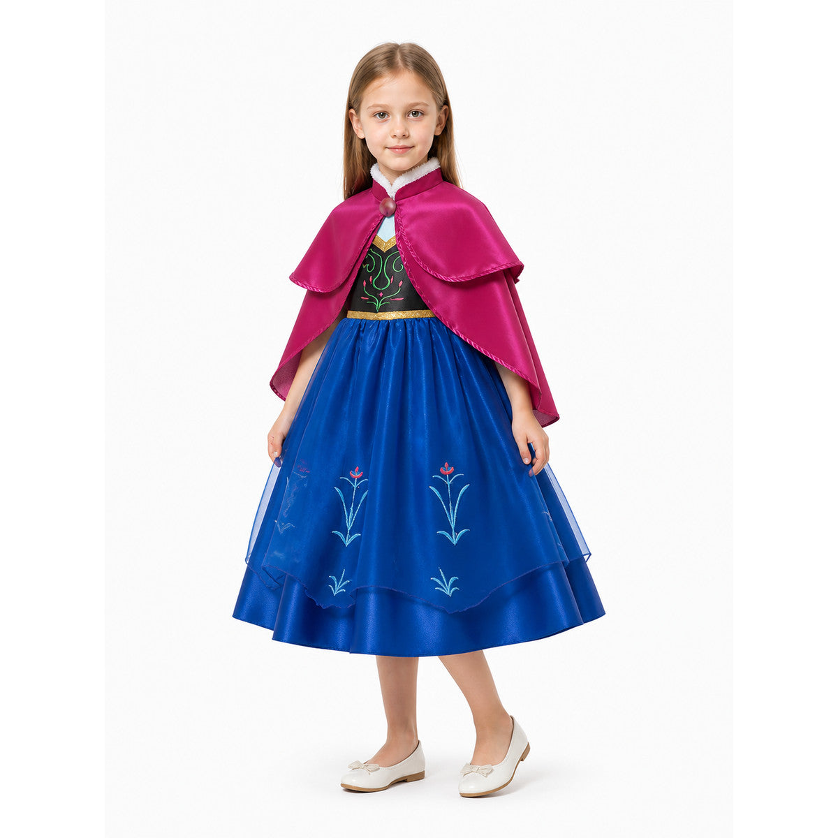 Princess Costume with a Full Skirt and Cape Costume Capes detail