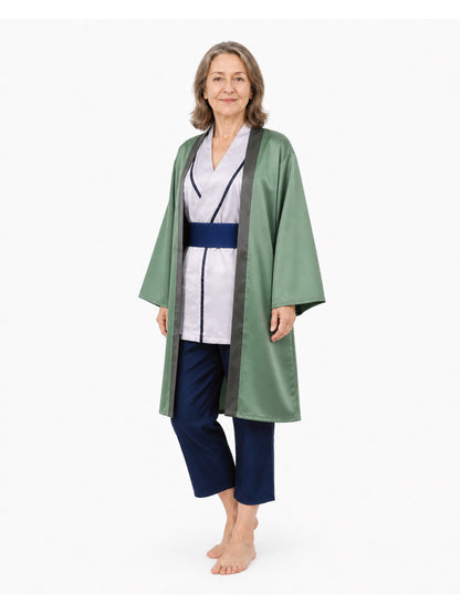 Green Ninja Cosplay Costume with Wide Belt