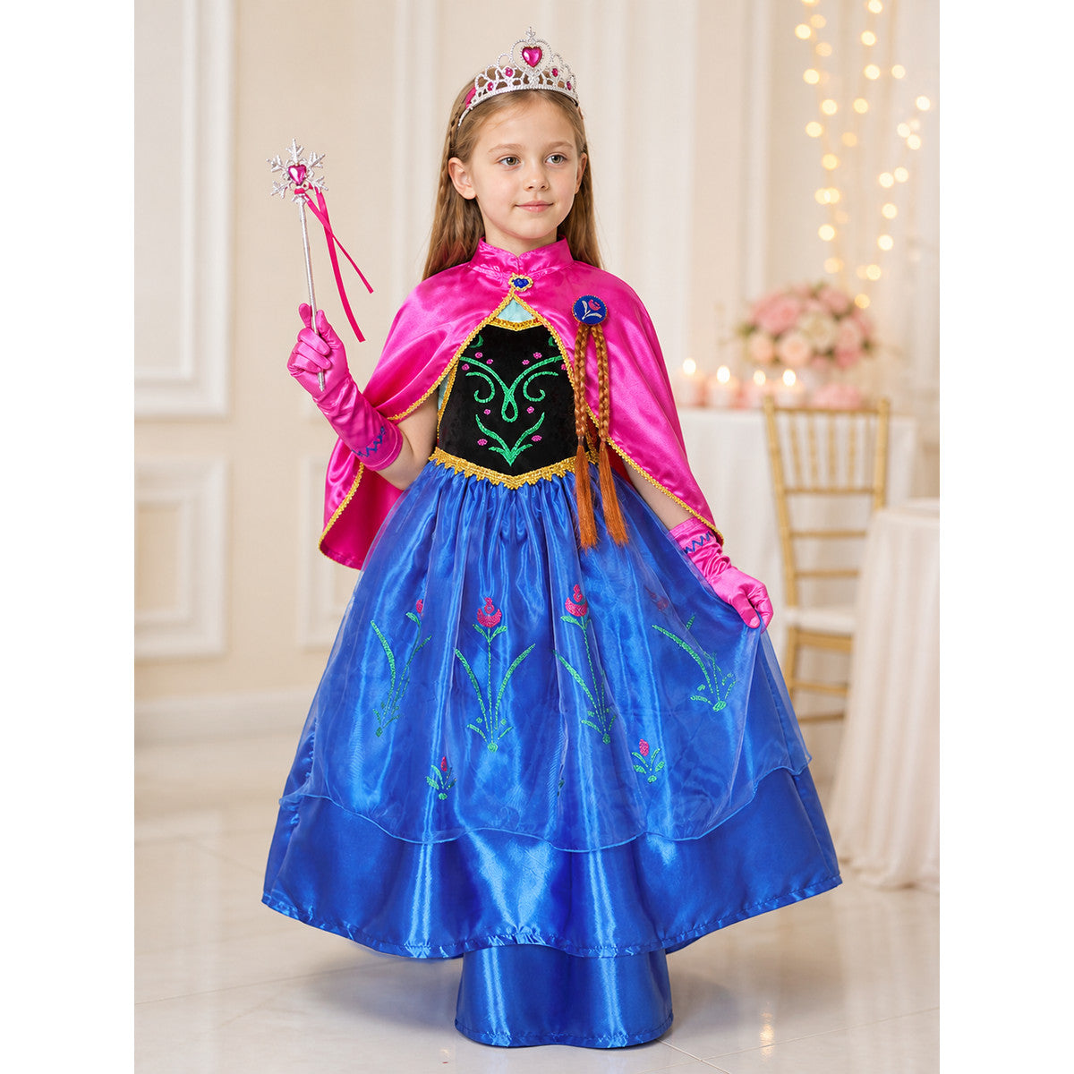 Princess Costume with Pink Cape