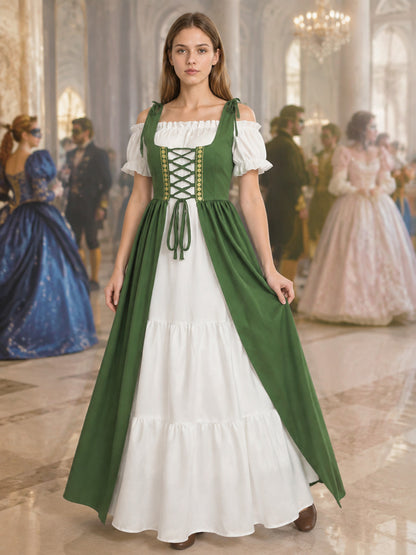 Historical Costume Dress with a Corset-Style Bodice lifestyle view