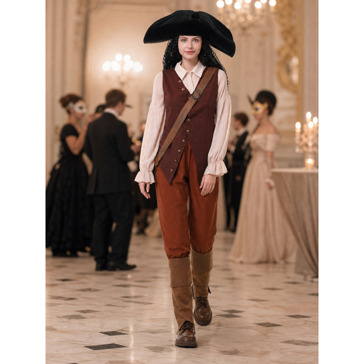 Medieval-Style Pirate Costume