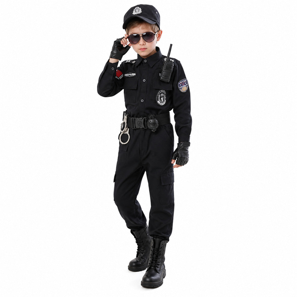 Children’s Police Officer Costume with Accessories product detail