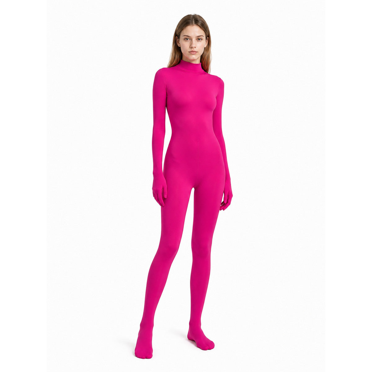 One-piece jumpsuit with a high collar and covered hands and feet product detail