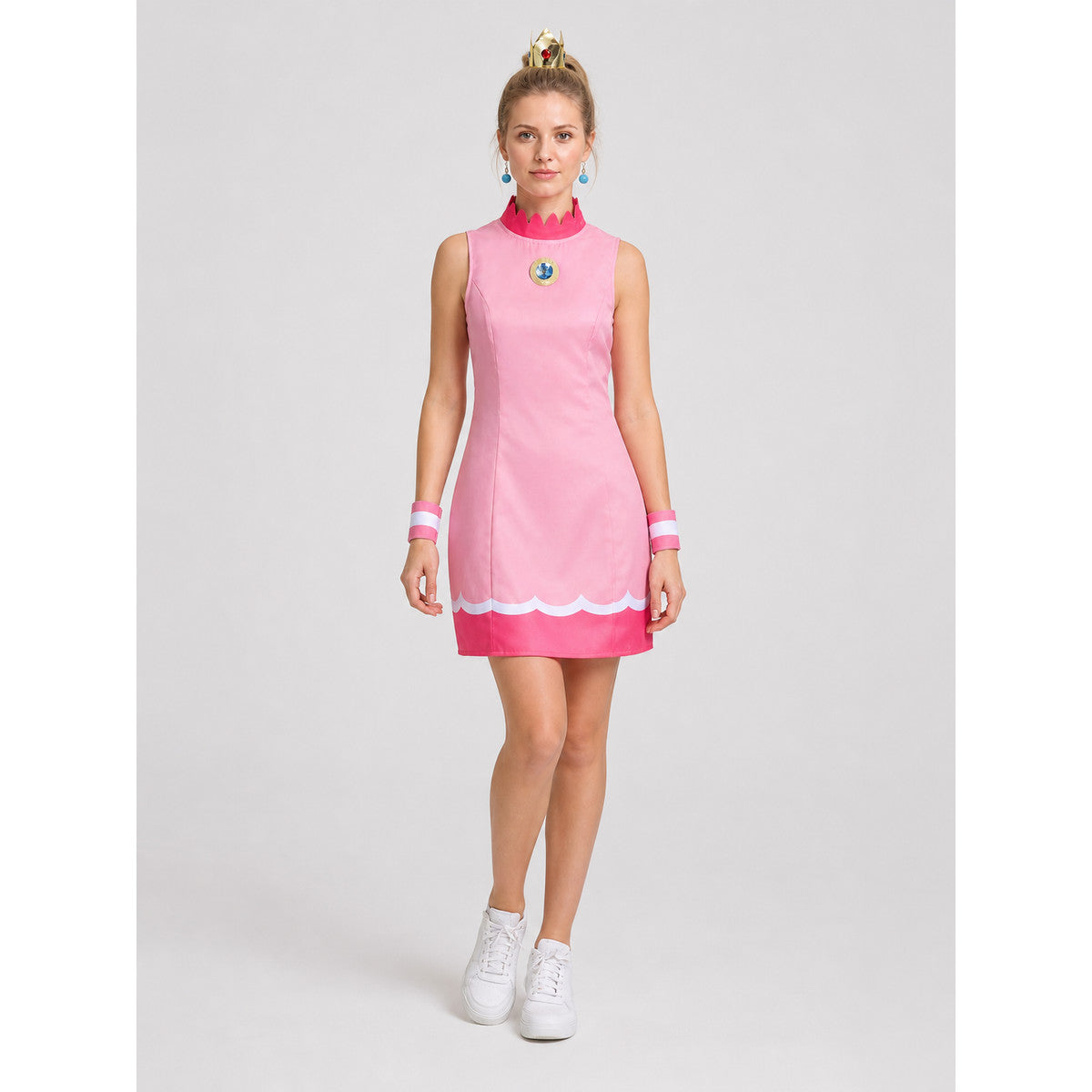Princess Peach Carnival Dress, Cosplay Costume Costume Dresses detail