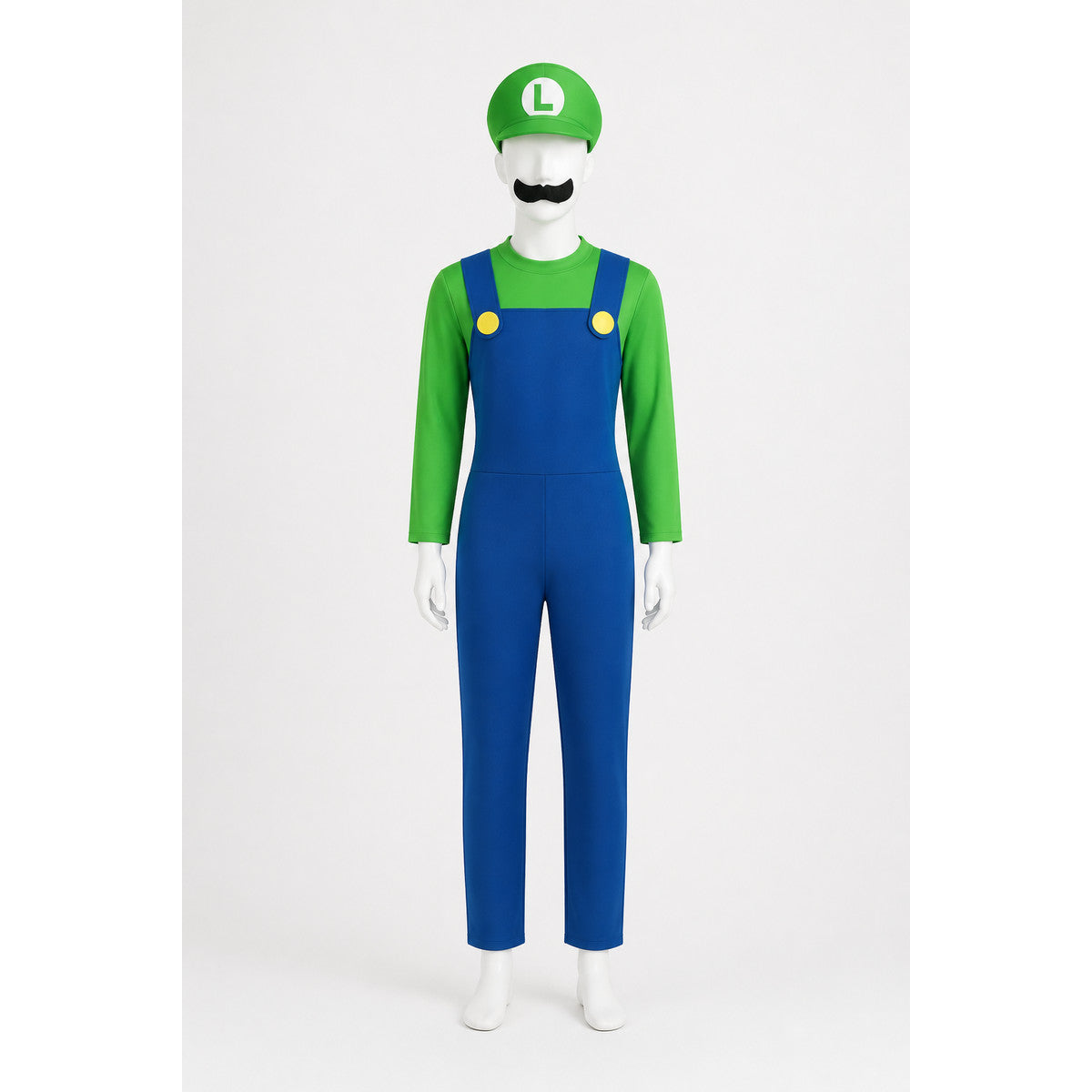 Mario Cosplay Costume with Hat and Mustache lifestyle