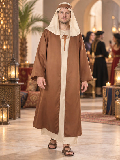 Arabic Carnival Costume with Cape and Headpiece