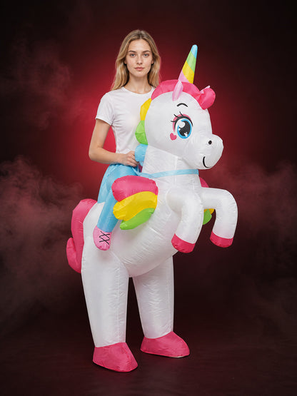 Inflatable Alien Shark Dinosaur Costume, Full Body Funny Halloween Party Outfit main product view