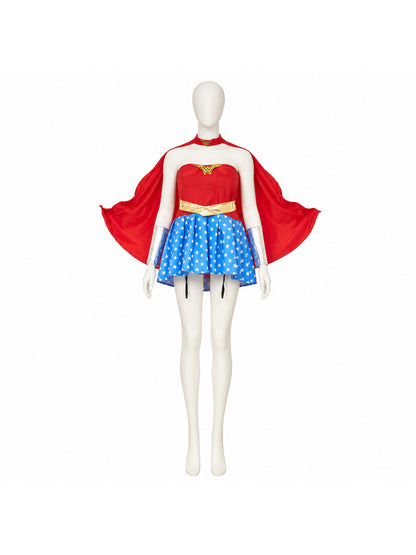 Cosplay Character Costume with Cape and Skirt Costume Capes detail