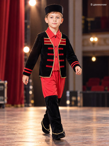 Stage Costume with Red and Gold Trim lifestyle view