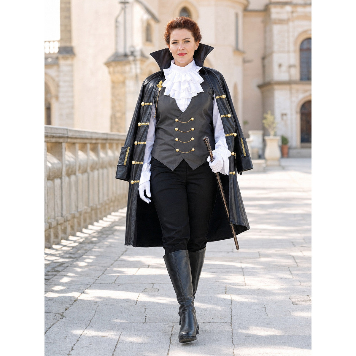 Gothic Victorian Style Carnival Costume lifestyle view