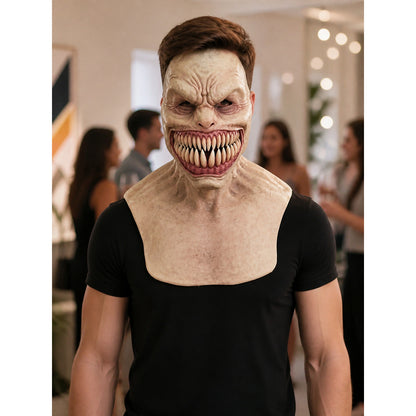 Halloween Monster Carnival Mask with Sharp Teeth lifestyle view
