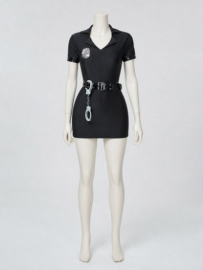 Police Costume for Cosplay and Stage Performances Costumes detail